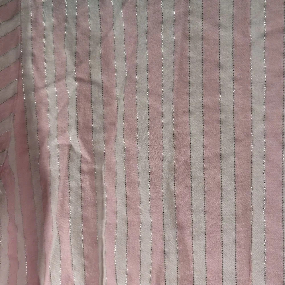 Victoria Secret Top Women's Medium Pink Striped Button Up Long Sleeve - Picture 9 of 9
